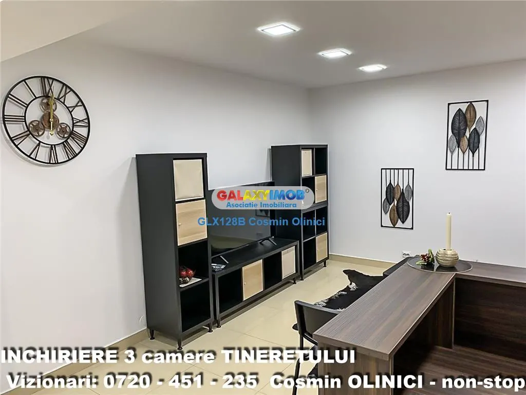Inchiriere 3 camere dec Timpuri Noi - prima inchiriere - renovat - foto 1