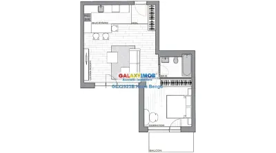 Apartament 2 Camere zona PIPERA Avangarde 11 COMISION 0 !!! - foto 9