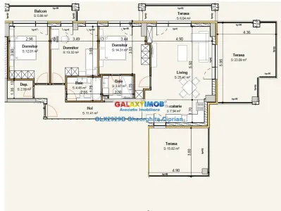 Apartament 4 camere constructie noua Pipera Avangarde 11 COMISION 0% - foto 6