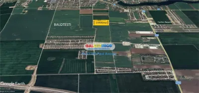 Teren Balotesti 14400 mp intravilan la str Amurgului cu str Lunii - Balotesti