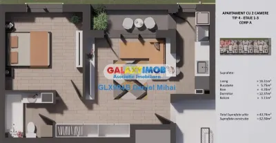 Apartament 2 camere decomandat-Cartierul Latin - foto 19