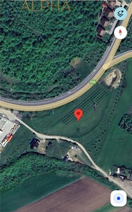 Teren intravilan 12.300 mp – oportunitate investitie industriala/comerciala –BN, Crainimăt, DN17 / E58 - foto 1