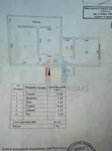 Posibilitate RATE! 2 camere, etaj 3, Vidin, balcon de 7m - Braila