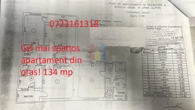 Dorobanti 135mp  4 cam conf 1 decomandat 3 balcoane - Braila