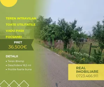 Teren constructie casa Focsanei - Vadu Pasii! - Focsanei