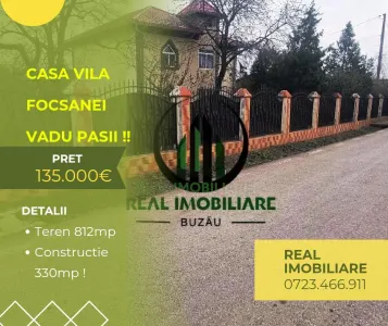Casa Vila tip P+1 Vadu Pasii -Focsanei ! - Focsanei