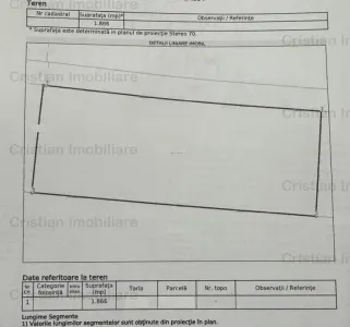 Teren intravilan de constructii Centura- 1866mp cu 26m deschidere la sosea - foto 4