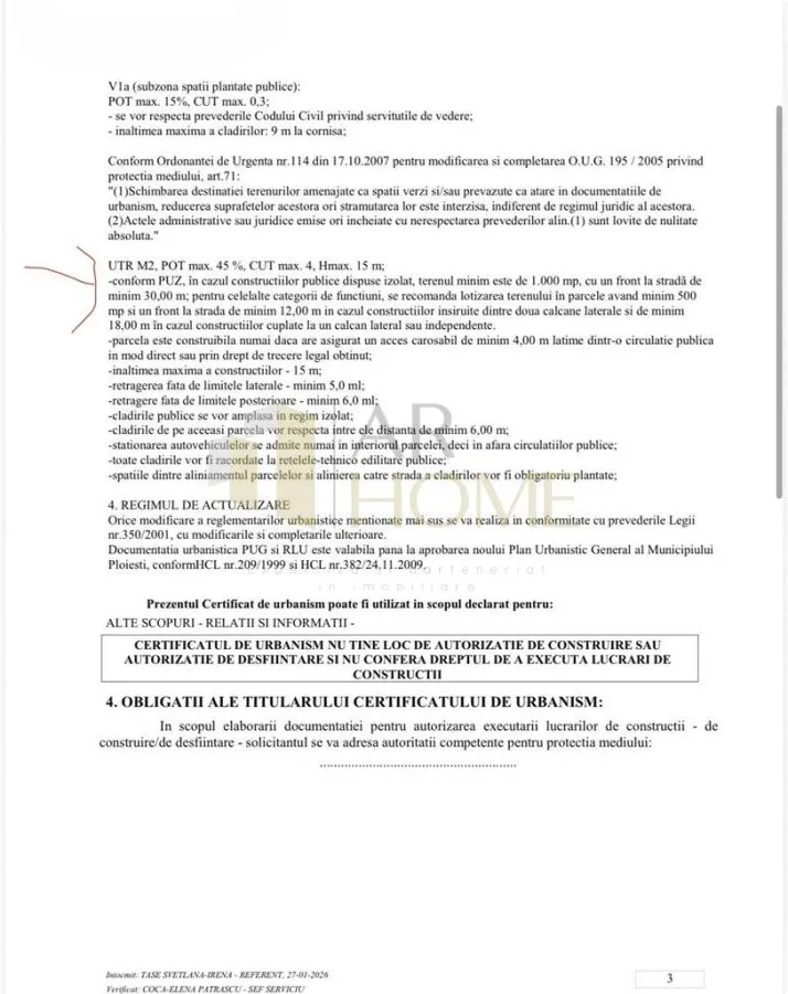 Teren intravilan 713m2 , Ploiesti , zona UPG - foto 7