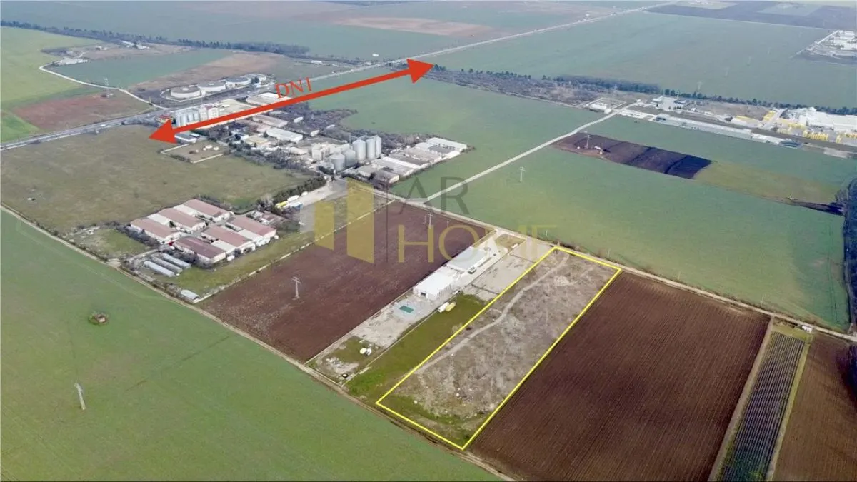 Teren industrial intravilan 22500 mp, Movila Vulpii DN1 langa Ploiesti - foto 1