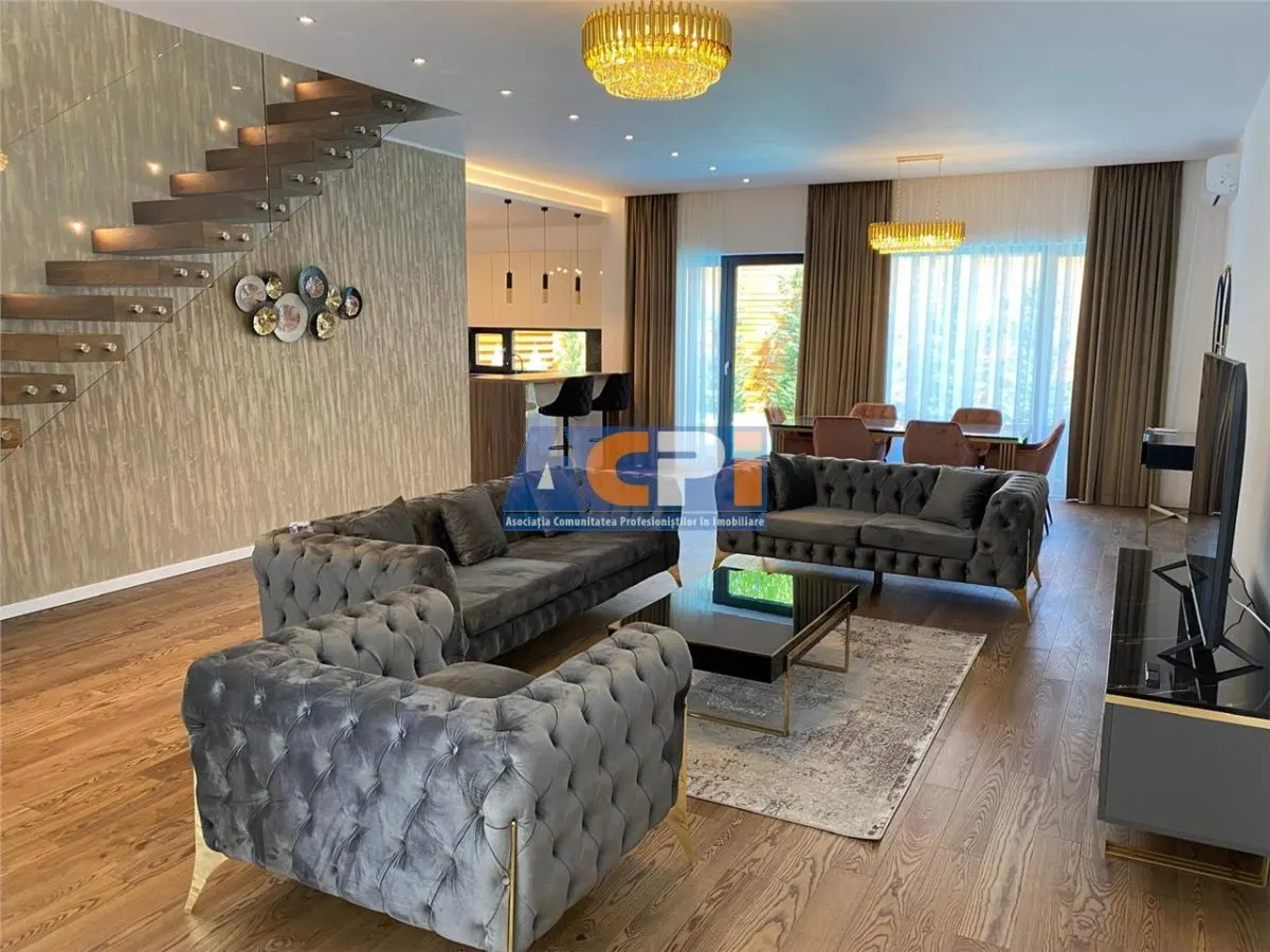 INCHIRIERE VILA DE LUX CU 5 CAMERE SI PISCINA in Zona EROU IANCU NICOLAE BANEASA - foto 1