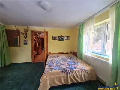 Incadrata de 4.200mp teren, Vila cu potential turistic, in inima Predealului - foto 7