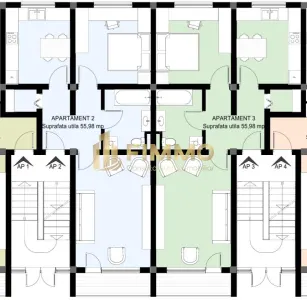 Apartamente 2 cam | 55mp | Et 1 | Burdujeni-Sat | ID:1488 - foto 4