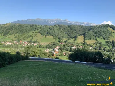5.000 mp teren, front la strada principala, vedere panoramica, Moieciu, Brasov - foto 5