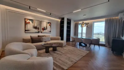 Vanzare apartament 4 camere | oferta unica | la intrarea in Parcul Oraselul Copiilor | bloc 2020 | etaj 10/12 |  dec | 104mp utili | mobilat, utilat | - Bucuresti