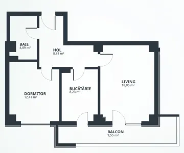 Apartament 2 camere Tatarasi - 62mp - foto 9