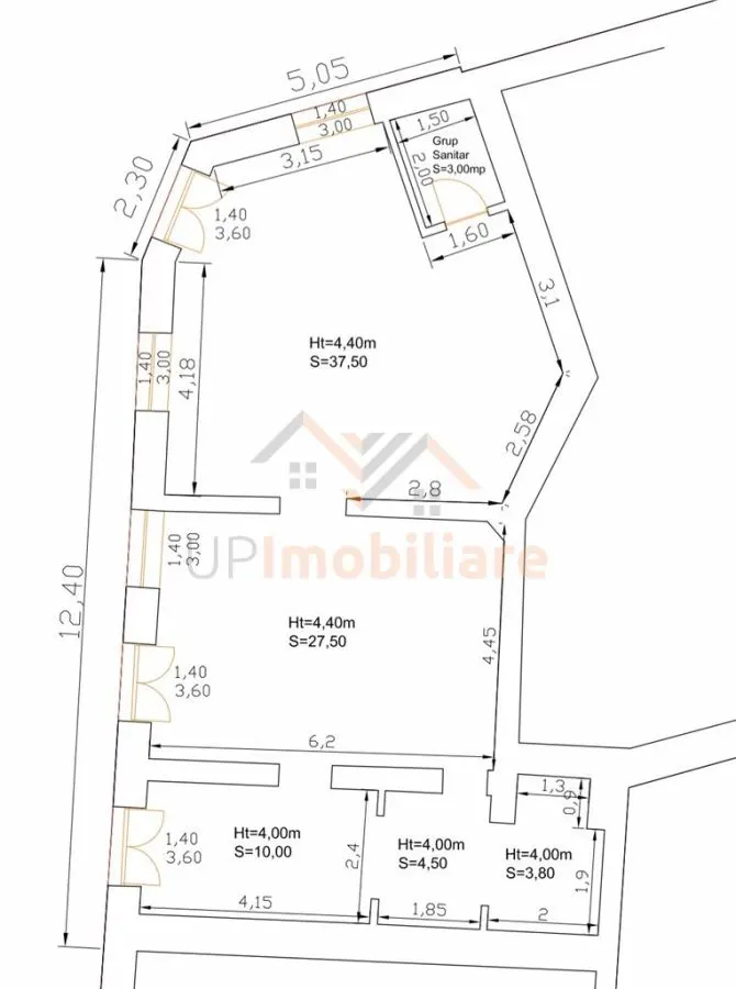 SPATIU COMERCIAL CENTRAL | 107 MP | ORADEA - foto 1