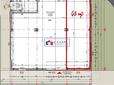 Inchiriere spatiu comercial suprafata 68 mp in Borhanci- zona TCI, Cluj Napoca - Cluj-Napoca