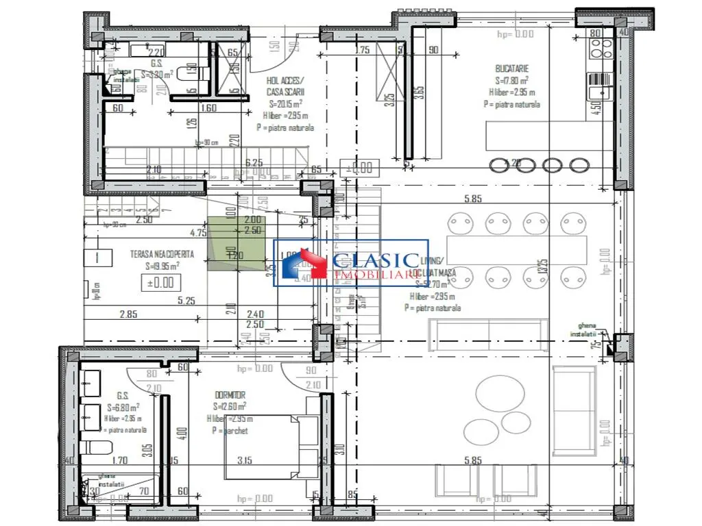 Vanzare casa individuala 280 mp, teren liber 800 mp zona Wonderland Feleacu - foto 18