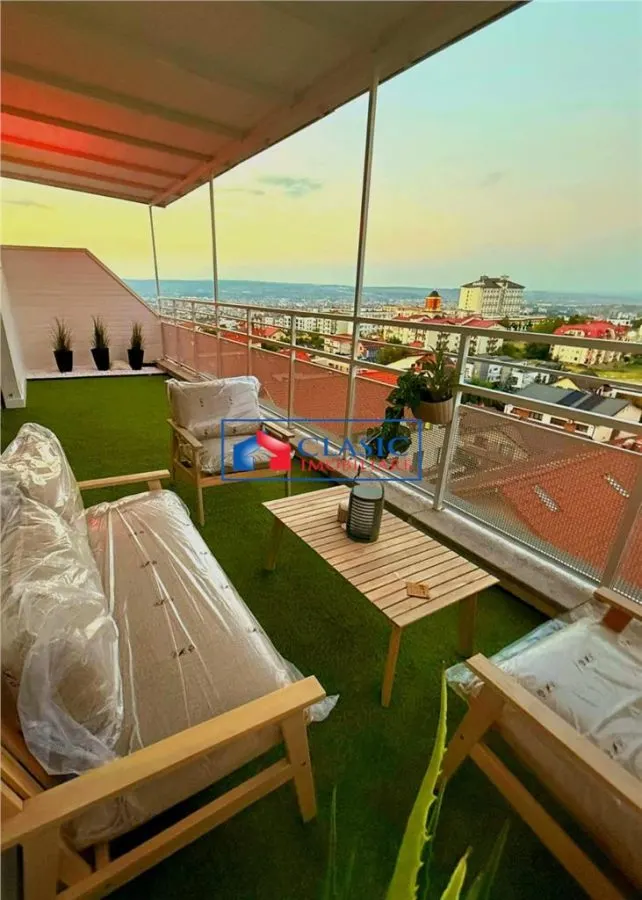 Inchiriere apartament tip penthouse 5 camere de LUX in Buna Ziua- zona Mega Image - foto 8