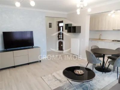 Inchiriere apartament 3 camere, de lux cu gradina, zona Nord, Cartier Albert - foto 5