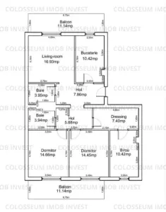 Apartament 4 camere, decomandat - zona Sanpetru - foto 8
