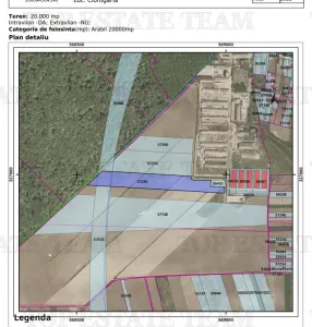 Vanzare teren pentru complex hale/logistica cu facilitati si acces la A0 Vest, Zona Ciorogarla - Ciorogarla