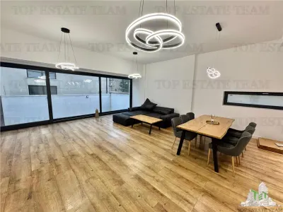 Apartament mobilat si utilat cu 3 camere de inchiriat + gradina 28mp in zona de  Nord/ 6 min Scoala Americana - foto 2