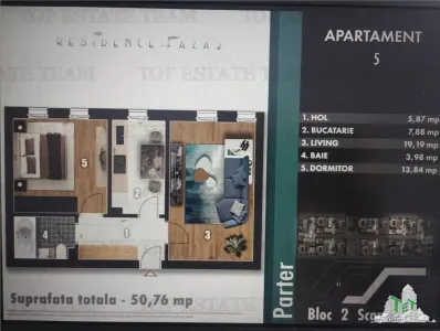 Ocazie! Apartament spatios 2 camere, bloc nou langa parc Tudor Arghezi, Berceni - foto 2