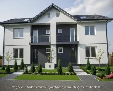 Casa tip duplex cu gradina individuala 300 mp, langa A0 Popesti Leordeni - Popesti-Leordeni