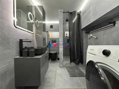 Inchiriere apartament 3 camere bloc nou cu gradina de 70 mp in Manastur- zona Campului - foto 11
