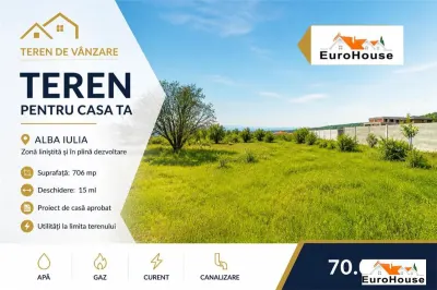 TEREN DE VANZARE CU VEDERE PANORAMICA - Alba Iulia