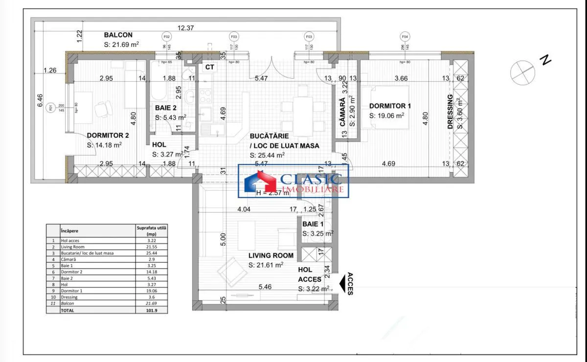 Vanzare apartament 3 camere de LUX Grigorescu zona Donath, Cluj-Napoca - foto 13