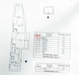 Vanzare apartament 2 camere, bloc mic, Polona - foto 5