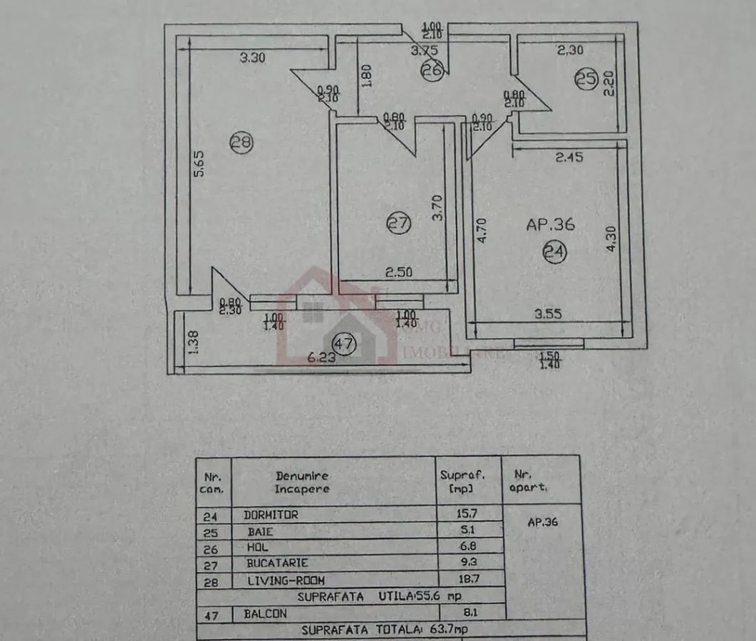 Apartament 2 camere FUNDENI-DOBROIESTI - foto 11