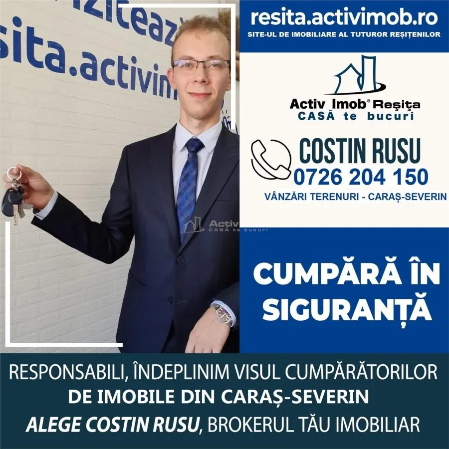 Resita, Teren Intravilan 5615 Mp., 25 Euro/Mp., Calea Caransebesului, Memento - foto 8