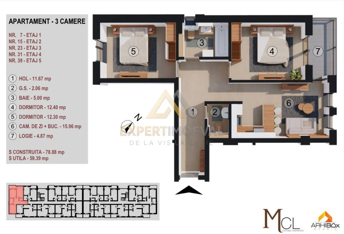 Apartamente NOI direct de la dezvoltator / 1, 2, 3 camere / Comision 0% - foto 21