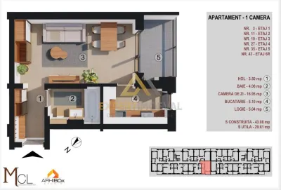 Apartamente NOI direct de la dezvoltator / 1, 2, 3 camere / Comision 0% - foto 10
