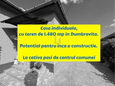 Casa individuala cu teren de 1.480 mp in Dumbravita - Dumbravita