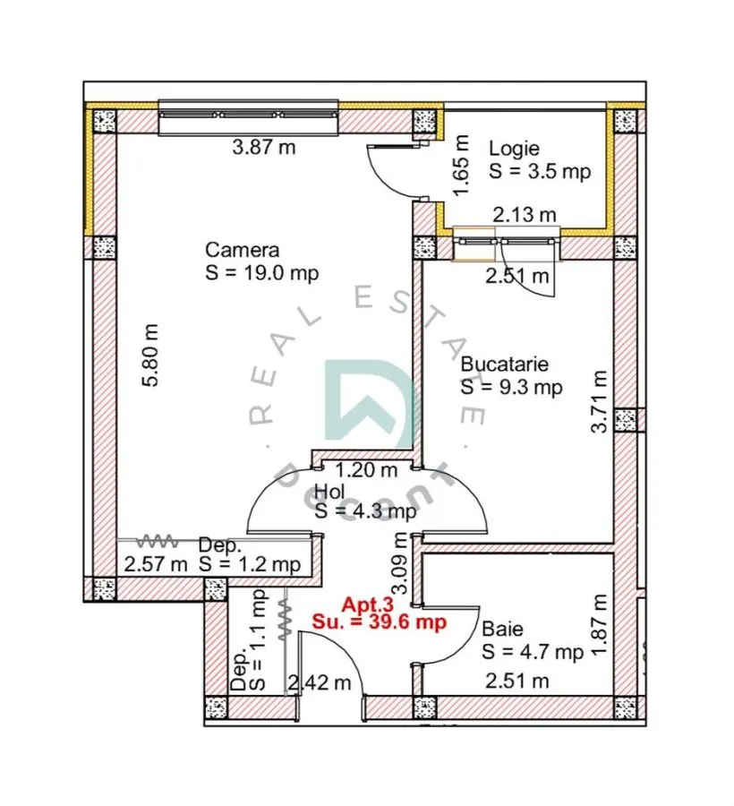Garsoniera cu gradina proprie 48 mp - SELIMBAR - foto 1