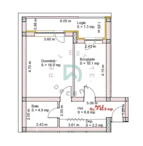 Garsoniera cu gradina proprie 48 mp - SELIMBAR - foto 3