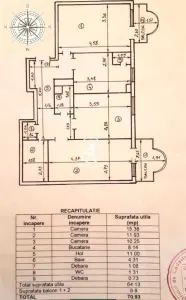 Apartament 3 camere Centru Hala Centrala - foto 8