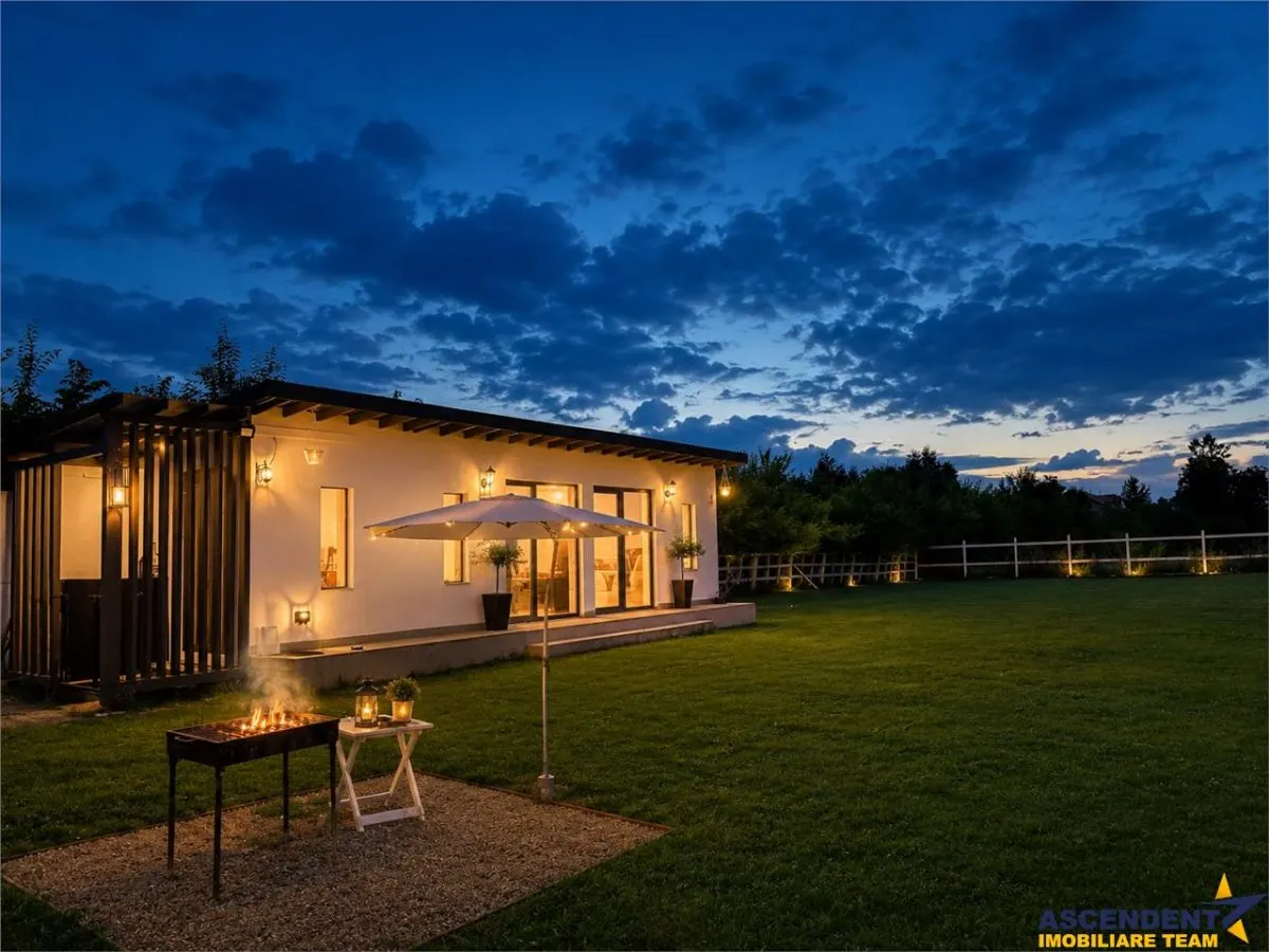 Refugiu modern,lot 1.640 mp,pavilion,zona barbeque:liniste si relaxare in Rasnov, Brasov - foto 7