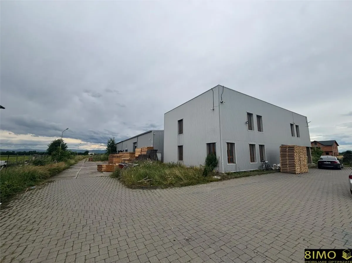 Platforma Industriala functionala - Oniceni, Suceava - E85 14000mp teren, 1300mp hala, 400mp birouri - foto 1
