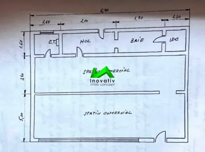 Spatiu comercial vitrina Sibiu Vasile Aaron - Sibiu