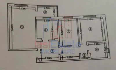 Apartament 3 camere, aproape de centru - Palas – Sf. Lazar - Iasi