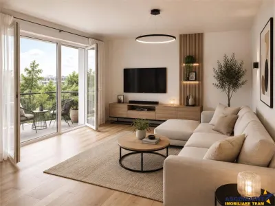 Dublu confort: 2 camere decomandate, 2 bai, 2 balcoane, clasa A, Avantgarden, Brasov - Brasov