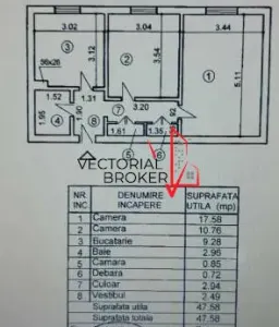 APARTAMENT 2 CAMERE DECOMANDAT / BUCATARIE MARE - foto 11
