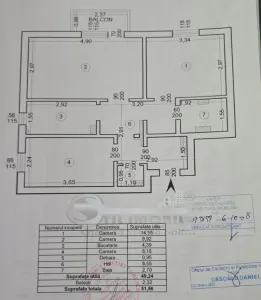 Apartament 3 camere, 52mp, mobilat - utilat, Păcurari - foto 8