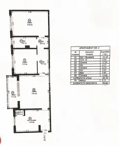 Apartament cu 3 camere, semidecomandat,centrala proprie,zona Girocului - foto 12
