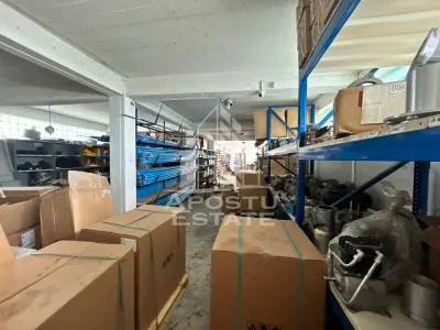 Hala 1094 mp construiti, 1200 mp teren Sacalaz. - Sacalaz